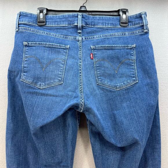 Levi's Jeans Women's 16 Blue Classic Mid Rise Skinny Preppy Normcore Mom Jeans - Picture 3 of 14